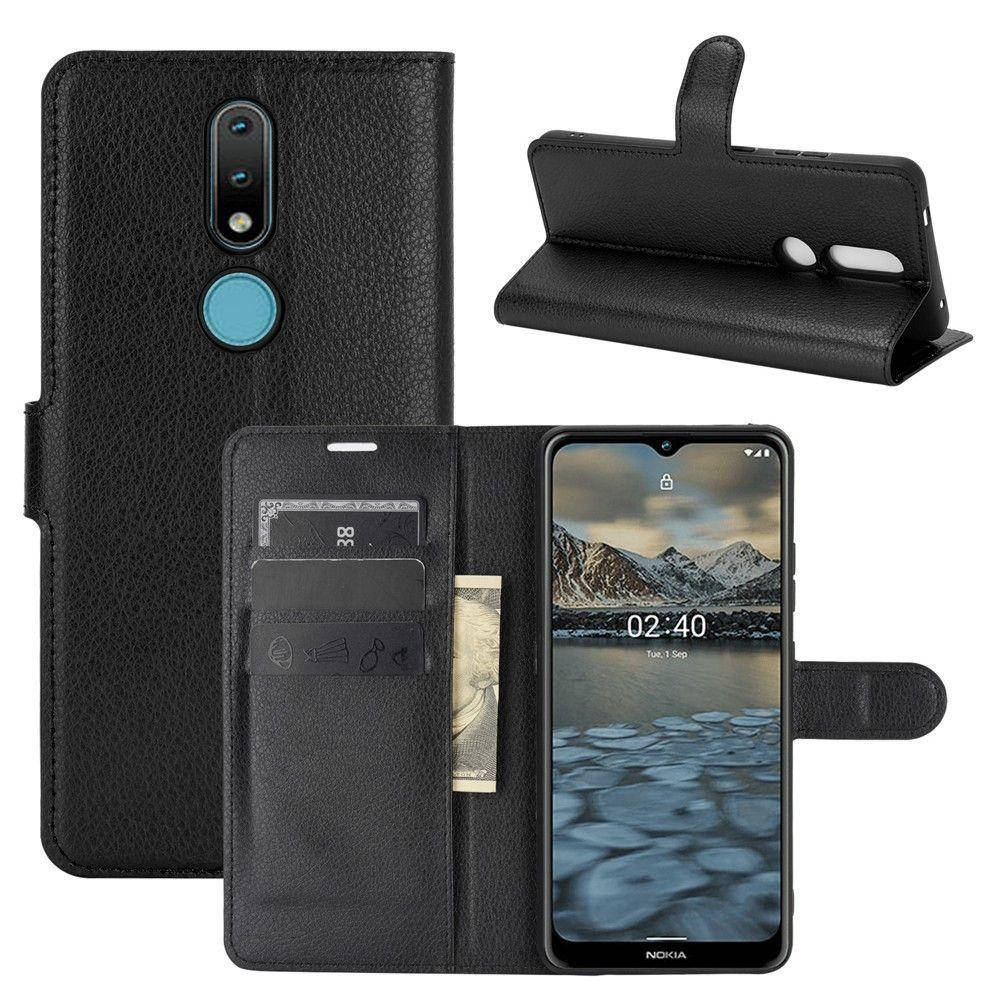 

Чехол-книжка Litchie Wallet для Nokia 2.4 Black, Черный