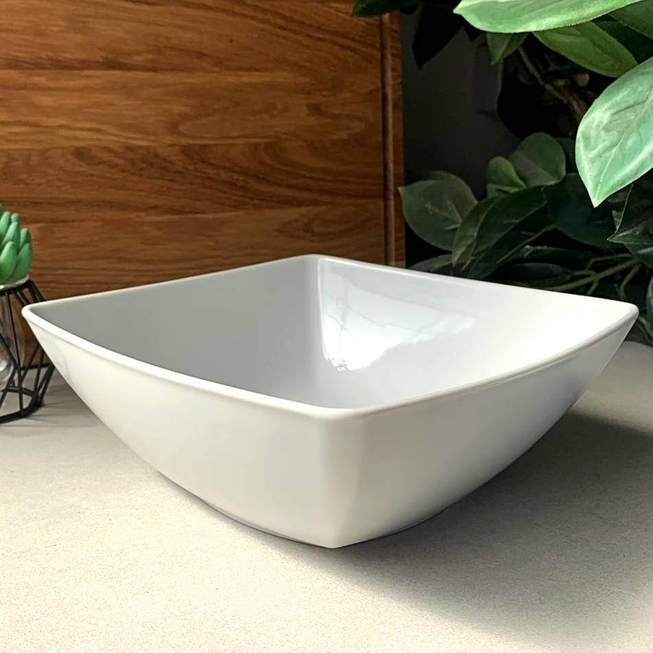 

Салатник квадратный фарфоровый Lubiana Victoria 225х225 мм (2723), Белый