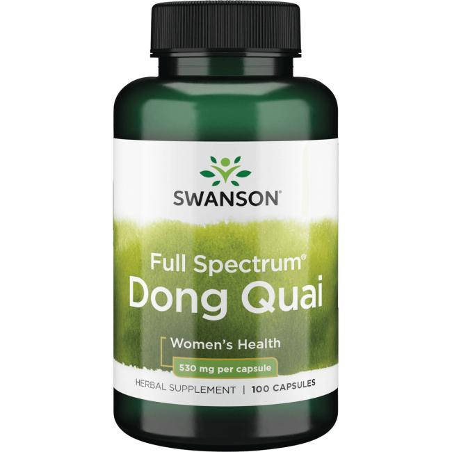 

Дягиль, Dong Quai, Swanson, 530 мг, 100 капсул