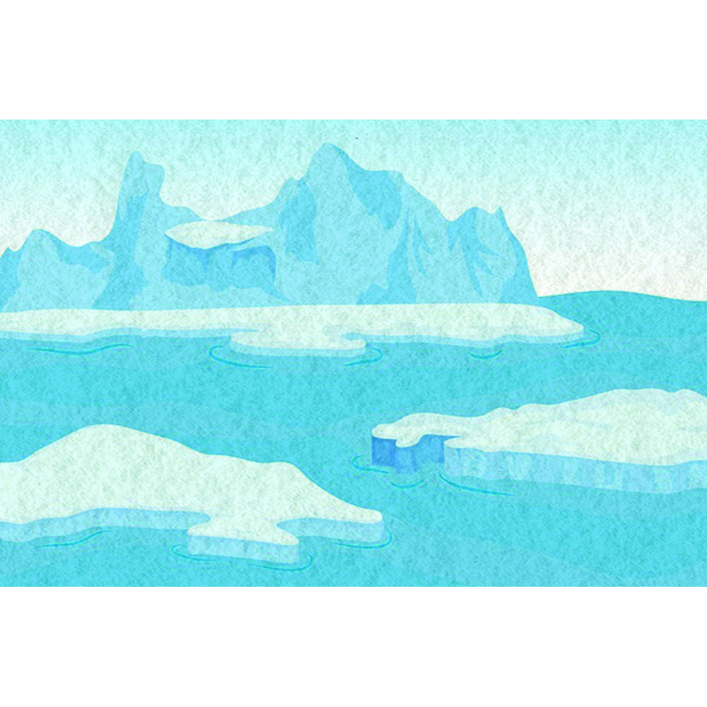 

Фетр с рисунком принтом игровой фон "Зима" ИФ005