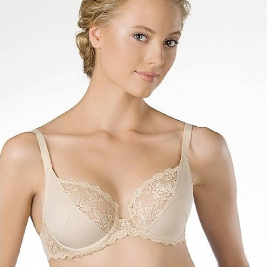 

Бюстгальтер мягкий с кружевом Milavitsa (Милавица) 11007, Черный