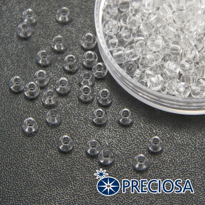 

Бисер 00050 Чешский Preciosa 6/0, Прозрачный NT, Белый, Круглый, (УТ100015836)