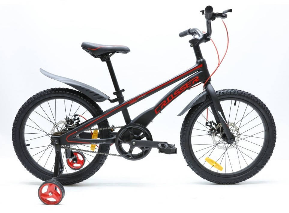 

Детский магниевый велосипед Crosser BMX 20 дюймов . Магниевый сплав. Цвет черный