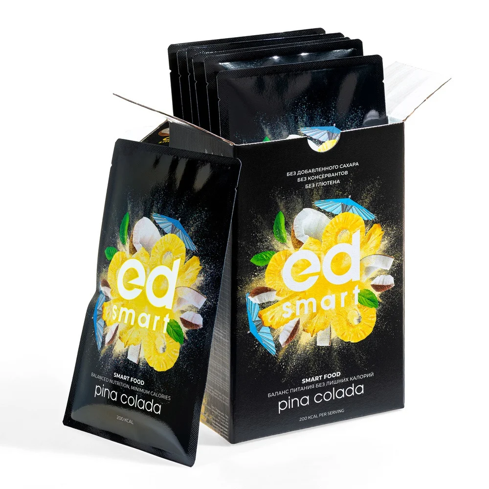 

Коктейль ENERGY DIET SMART Smart ED Pina Colada, 7 порцій збалансоване харчування