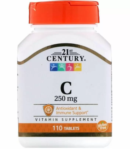 

21st Century Vitamin C 250 mg 110 Tabs