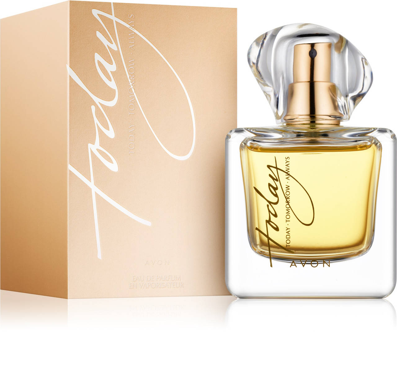 

Today 100 ml avon (в золотистой упаковке) Парфумна вода Тудей эйвон (100 мл)