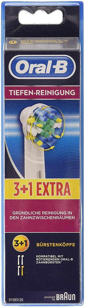 

Насадки для зубных щеток Oral-B Tiefen-Reinigung 3+1 Extra (ціна за одну насадку)