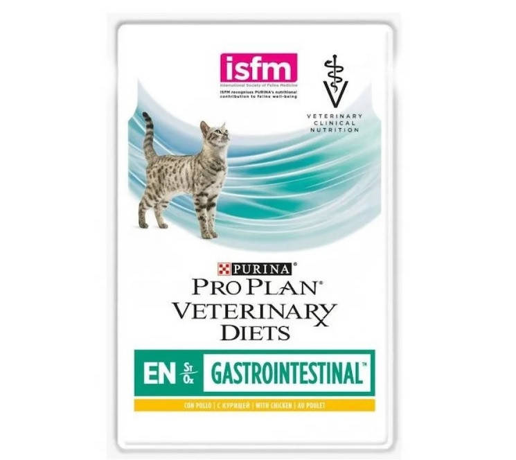 

Purina Pro Plan Veterinary Diets EN Gastrointestinal Кусочки в подливке с курицей для кошек, 85 г