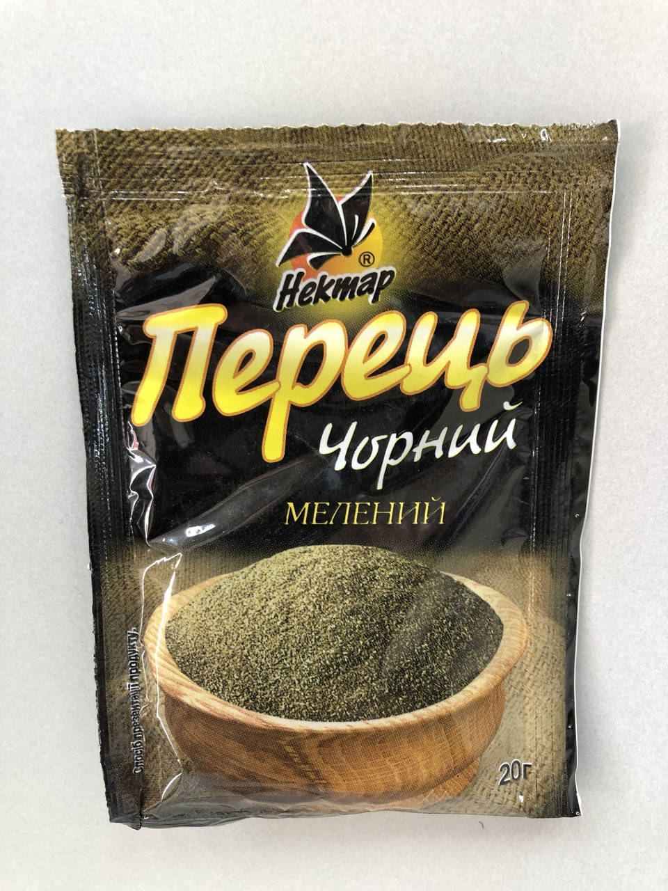 

Перец черный молотый, 20 гр, Нектар