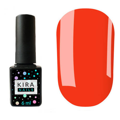 

Гель-лак Kira Nails №107 (морковный, эмаль, неоновый), 6 мл