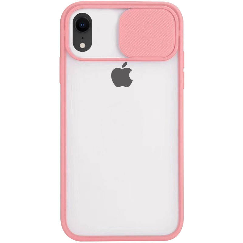 

Чехол со шторкой, защитой для камеры на iPhone Xr / Айфон Хр, Розовый