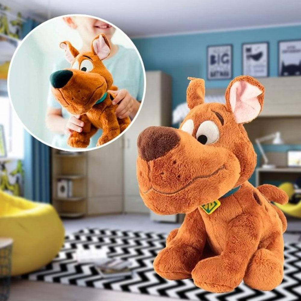 

Мягкая игрушка собака Скуби-ду Scooby Doo 25 см / Детский игрушечный плюшевый пес Коричневый / Подарок ребенку