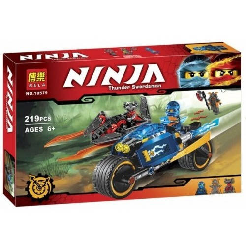 

Конструктор NINJA BELA Мотоцикл 10579 219дет. кор.33 5*21*4 5см