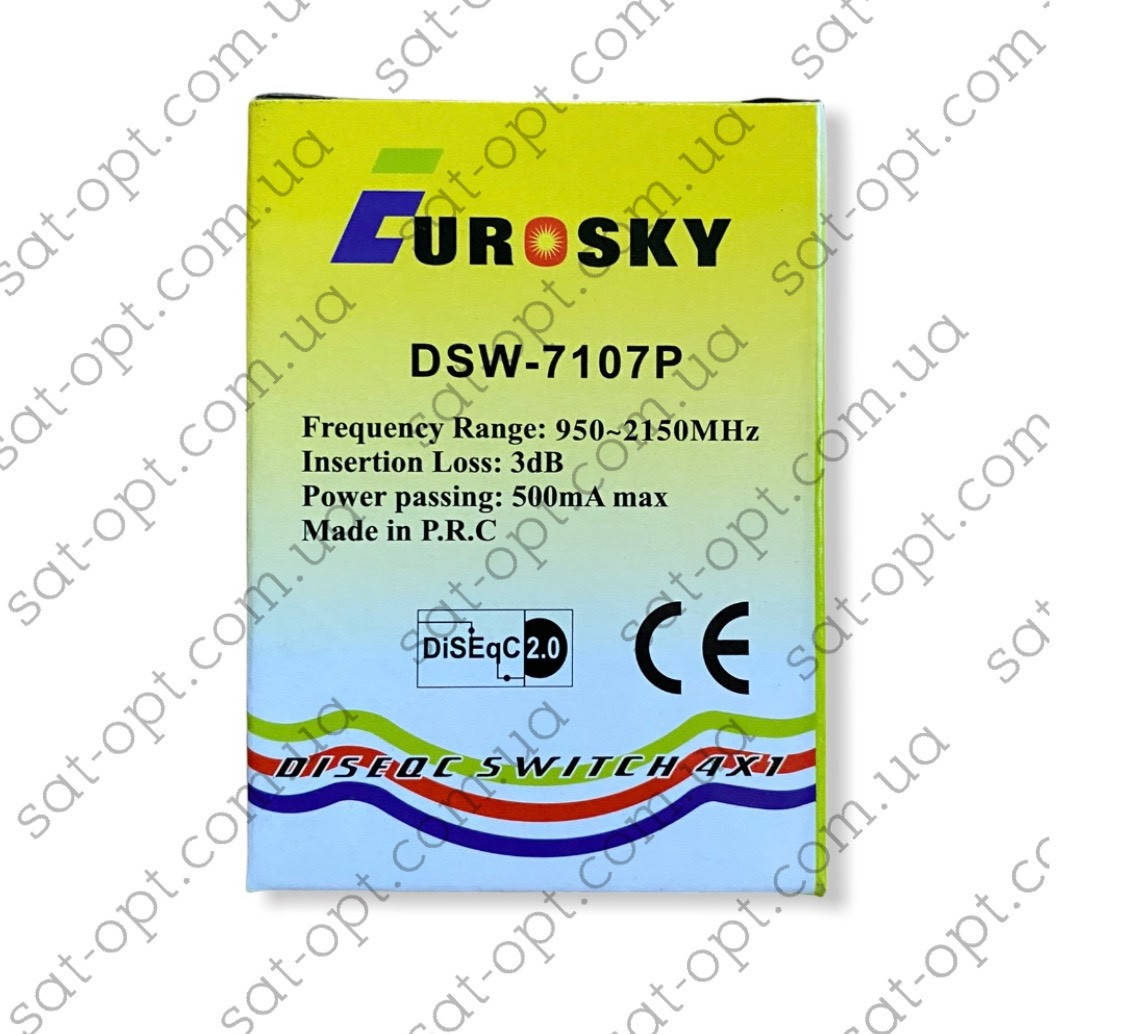 

DiSEqC 2.0 4x1 EUROSKY DSW-7107P