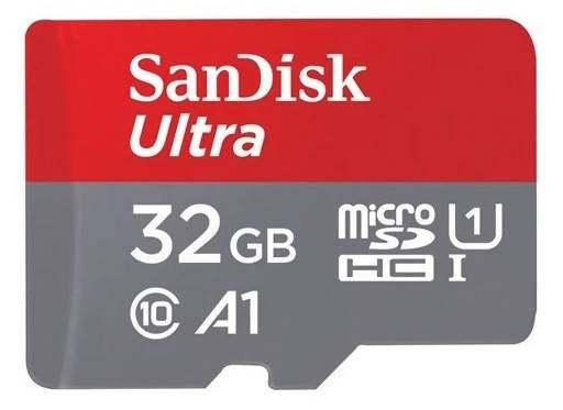 

Карта памяти SanDisc Ultra 32Гб MicroSD, 120Mb/sec