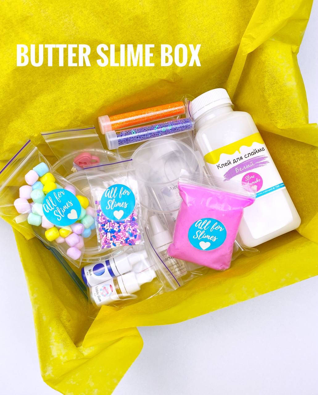 

Слайм набор "Butter slime box" от All for slimes