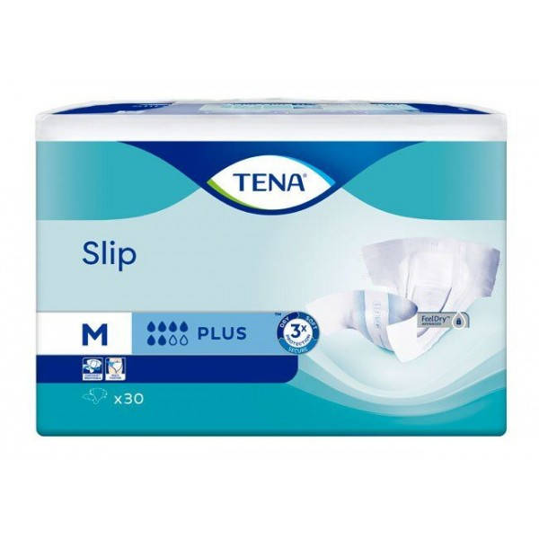 

Подгузники для взрослых Tena Slip Plus размер M (73-122 см), 30 шт