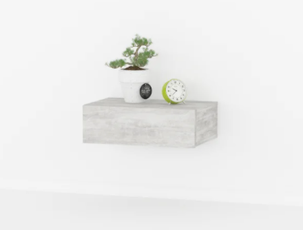 

Комплект навесных прикроватных тумб (2шт) Бетон