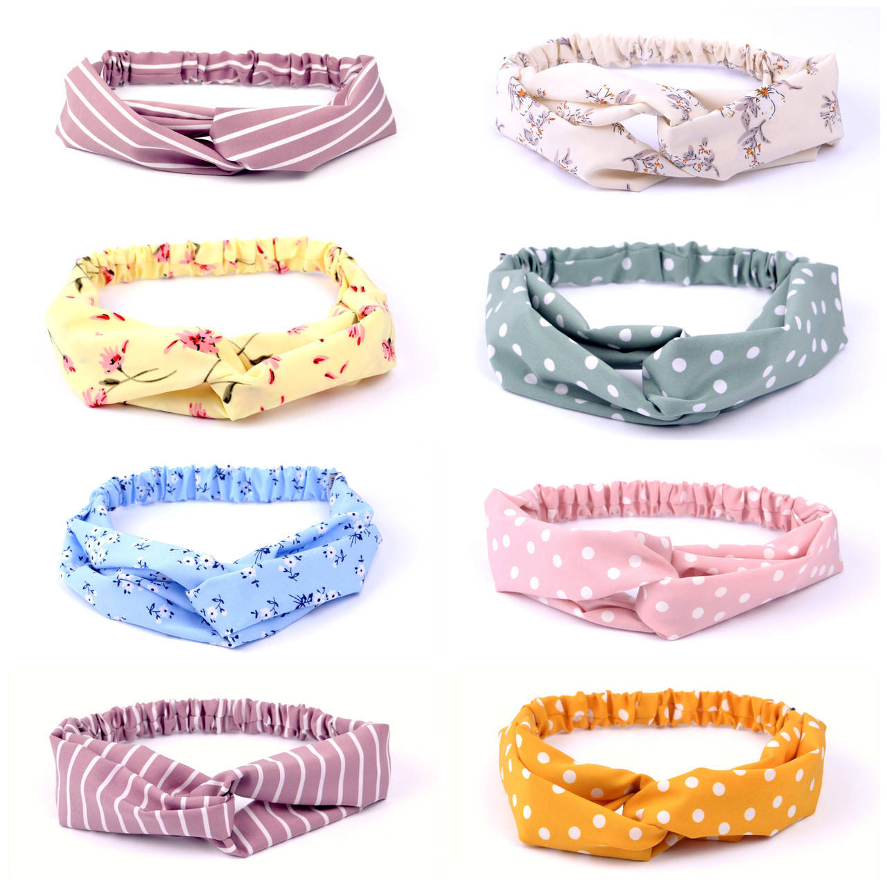 

Летняя повязка-чалма для детей и взрослых, Разные цвета