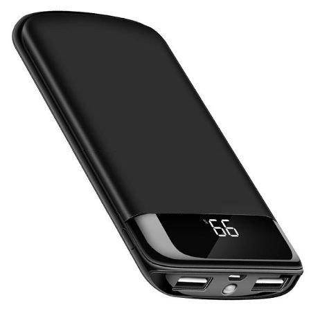 

Внешний аккумулятор Power Bank Joyroom 10000 mAh Black , мобильная батарея, стильный повербанк