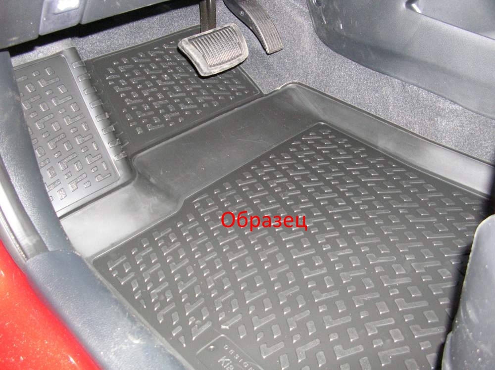 

Коврики Nissan Navara (15-) полиуретан 205120501, Черный