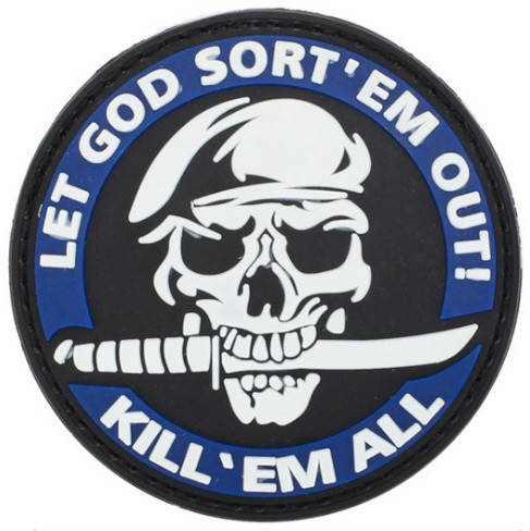 

Патч ПХВ на липучке Kill `em all