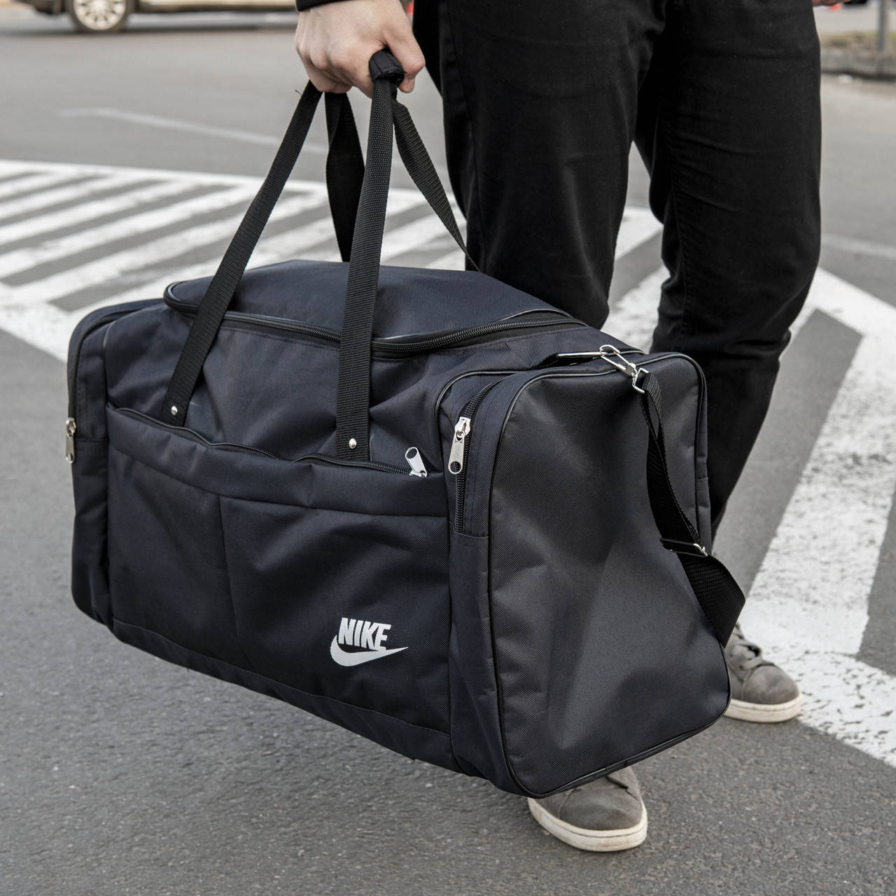 

Мужская спортивная сумка Nike Big 54 литров, Черный