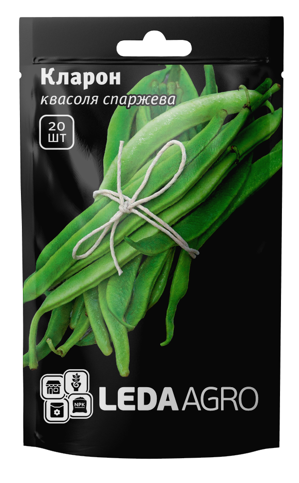 

Семена Фасоль спаржевая Кларон 20шт LEDAAGRO