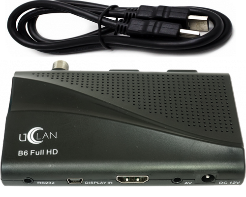 

Спутниковый тюнер uClan B6 Full HD + HDMI кабель + прошивка