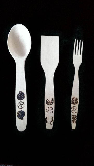 

Комплект кухонный 27 см (Лопатка, ложка, вилка)