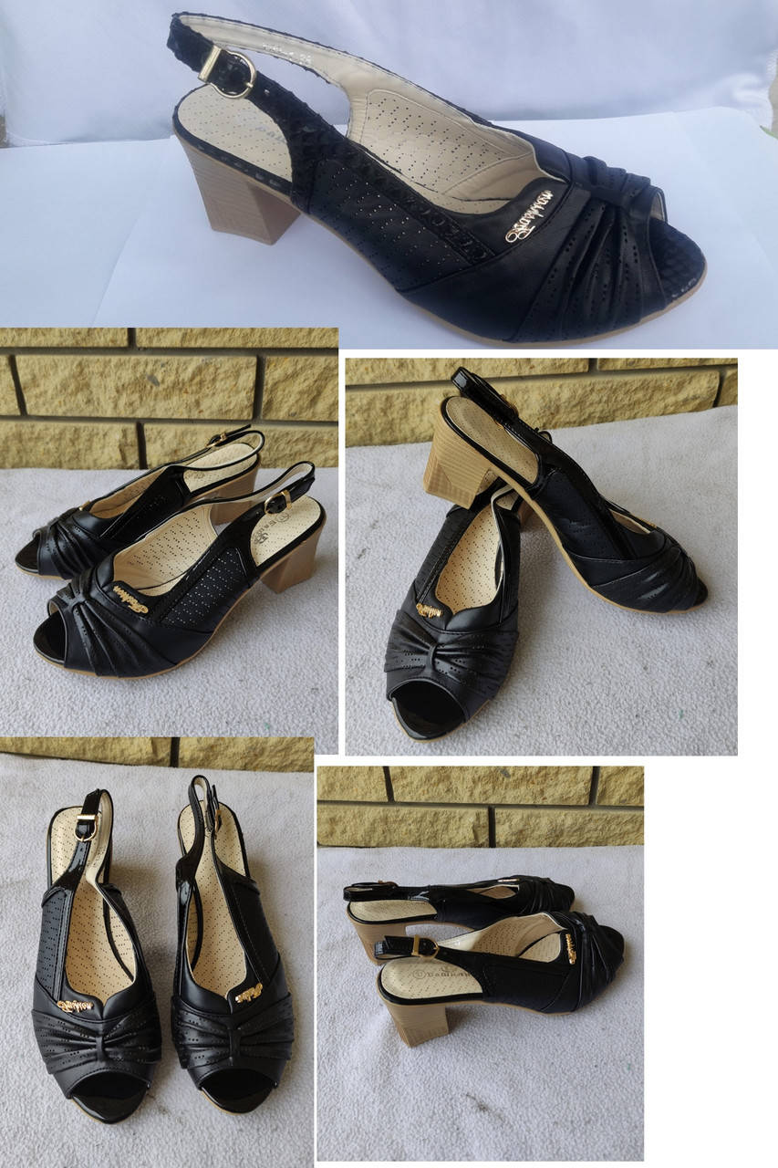 

Босоножки женские на ремешке, широкий каблук БАШИЛИ 38