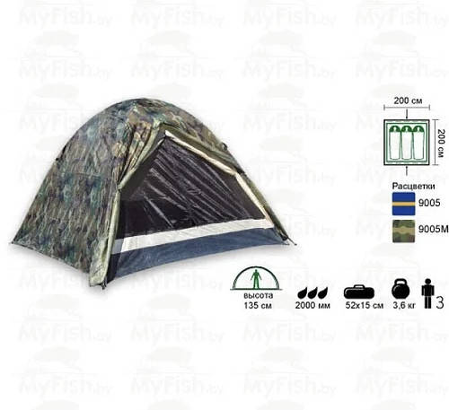 

Палатка Comfortika Scout-3-M, Камуфляж