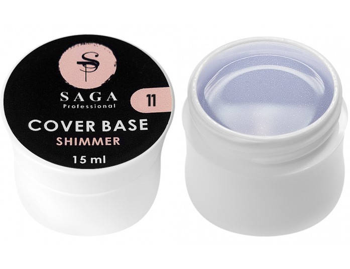 

Камуфляжная база с шимером Saga Cover Base shimmer 15 мл № 11