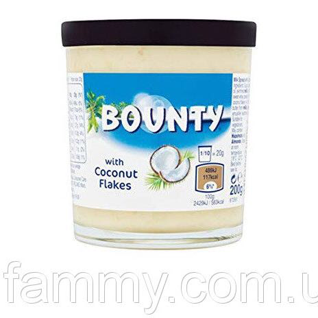 

Шоколадная паста Bounty with coconut flakes 200 г