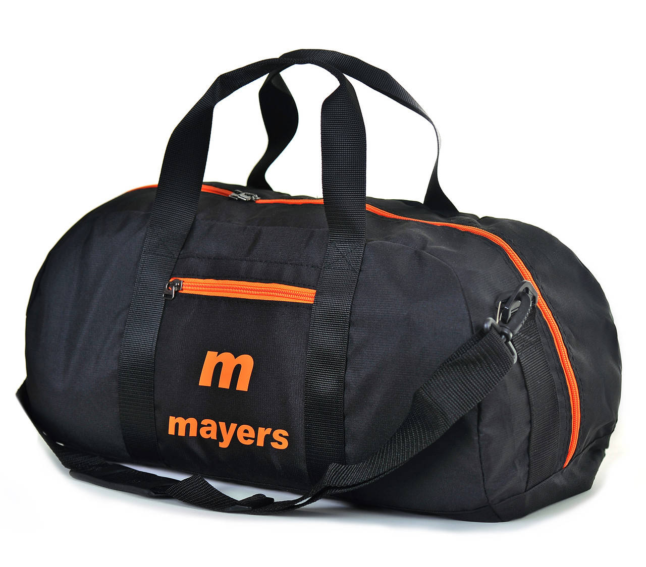 

Сумка спортивная Черная вместительная унисекс Mayers (10/380/22), Черный
