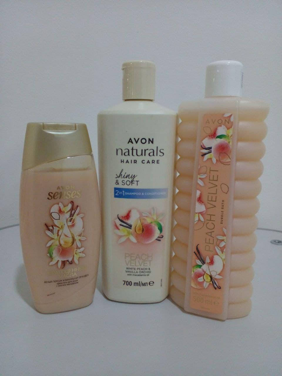 

Набір «Персик та ванільна орхідея» Avon (3 продукти)