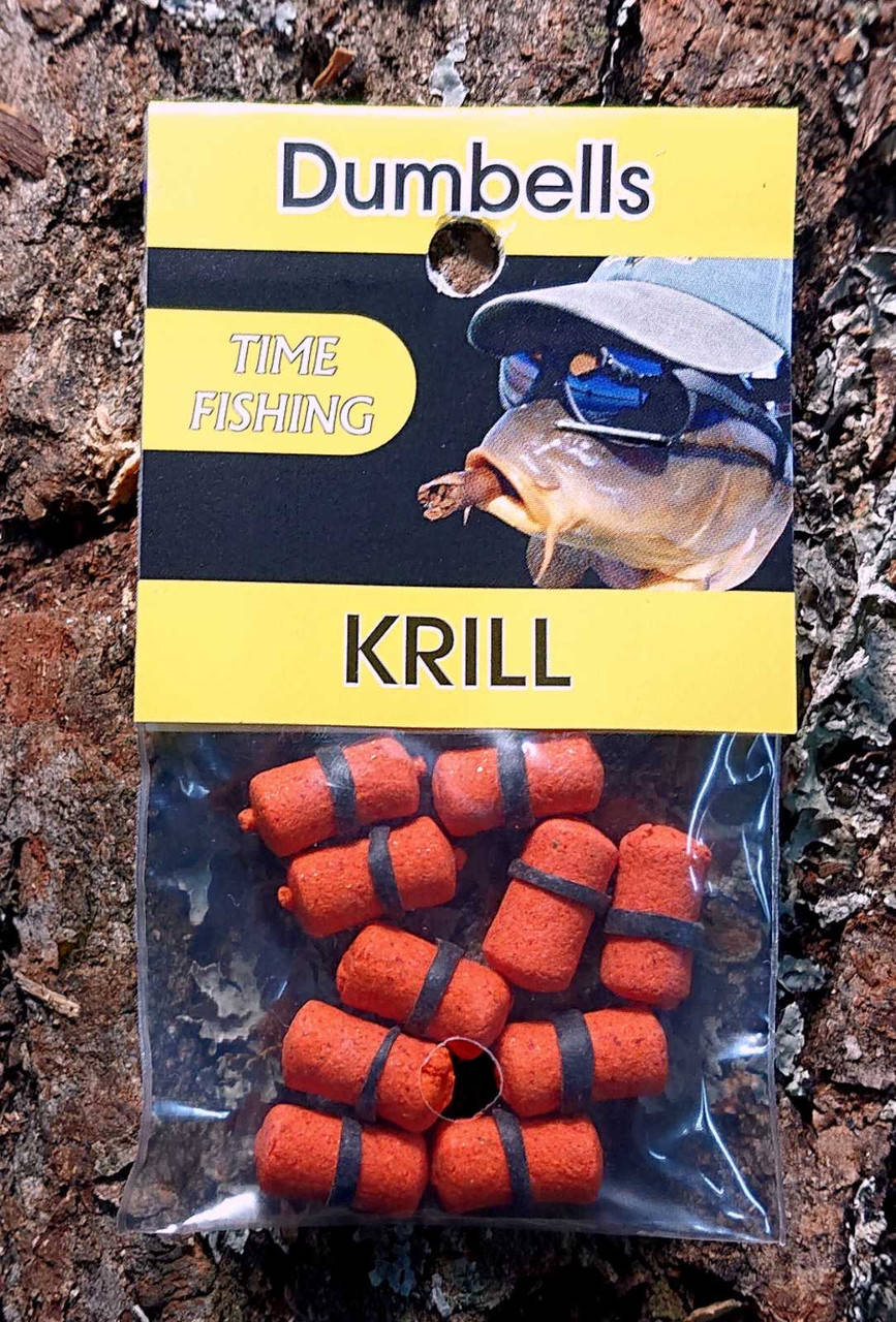 

Мини-бойлы TimeFishing dumbells Криль 7*14 (10шт.)