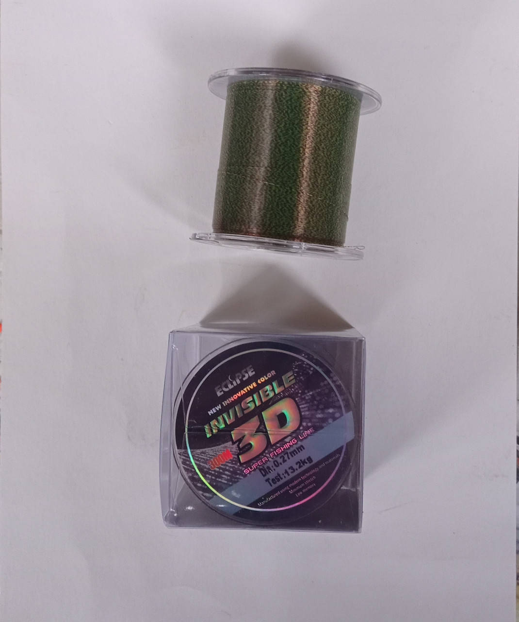 

Леска Eclipse INVISIBLE 3D 300 м 0.27мм тест 13.20кг., Разные цвета