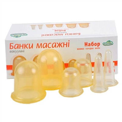 

Набор банок для массажа лица