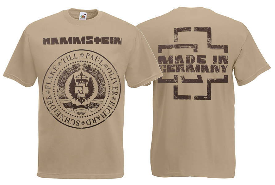 

Футболка РАМШТАЙН Made In Germany хаки
