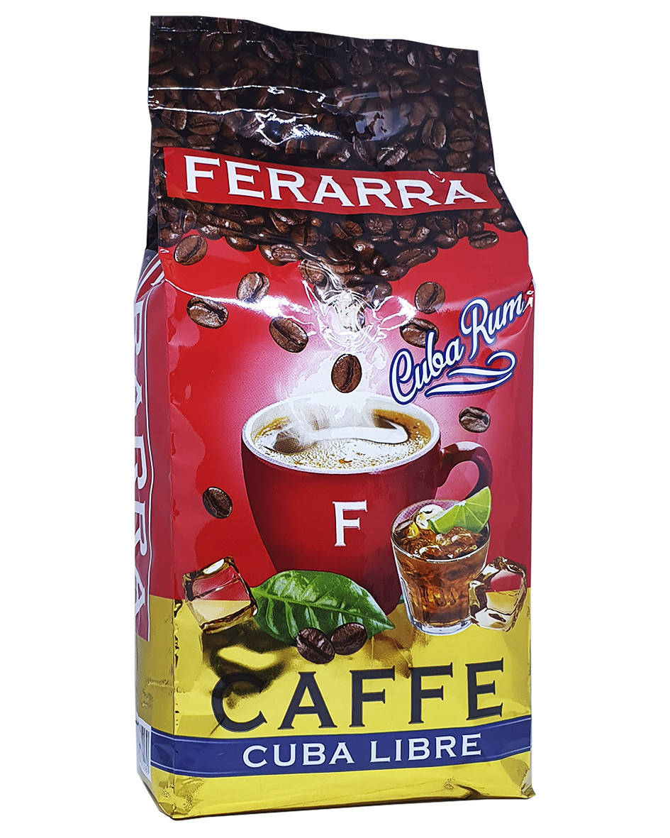 

Кава в зернах Ferarra Cuba Libre з ароматом рому-забагліоне 1 кг (54541)
