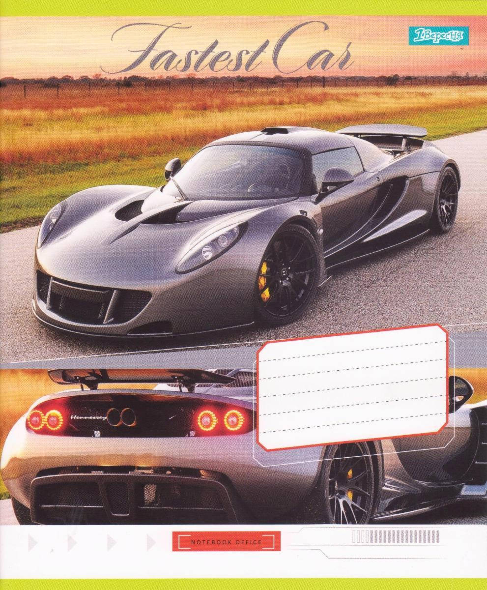 

Тетради школьные 24 листа клетка "Fasters Car" 762451
