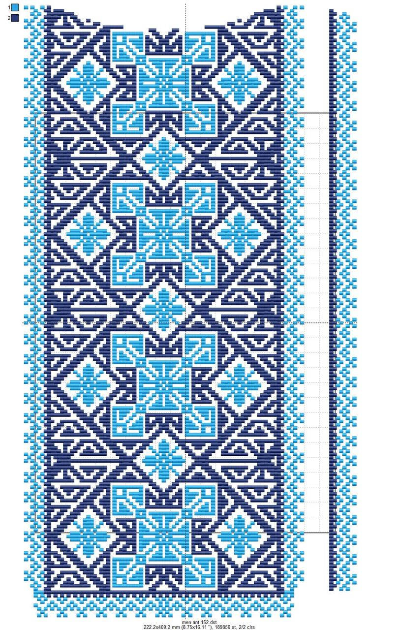 

Вишиванка ,сорочка чоловіча. Схеми , xsd, dst, pes, jef.
