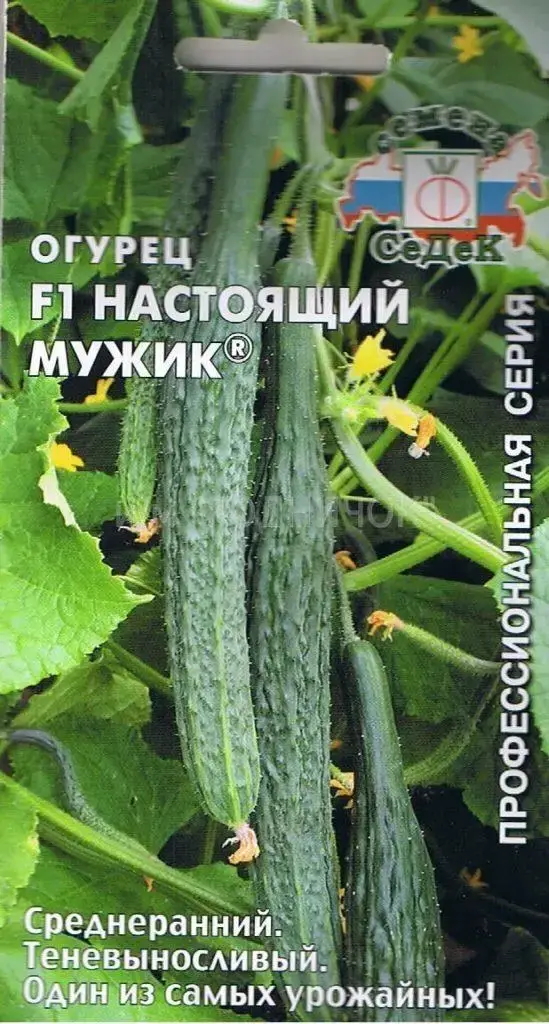 

Семена Огурец Настоящий мужик F1, 0,2 грамма Седек