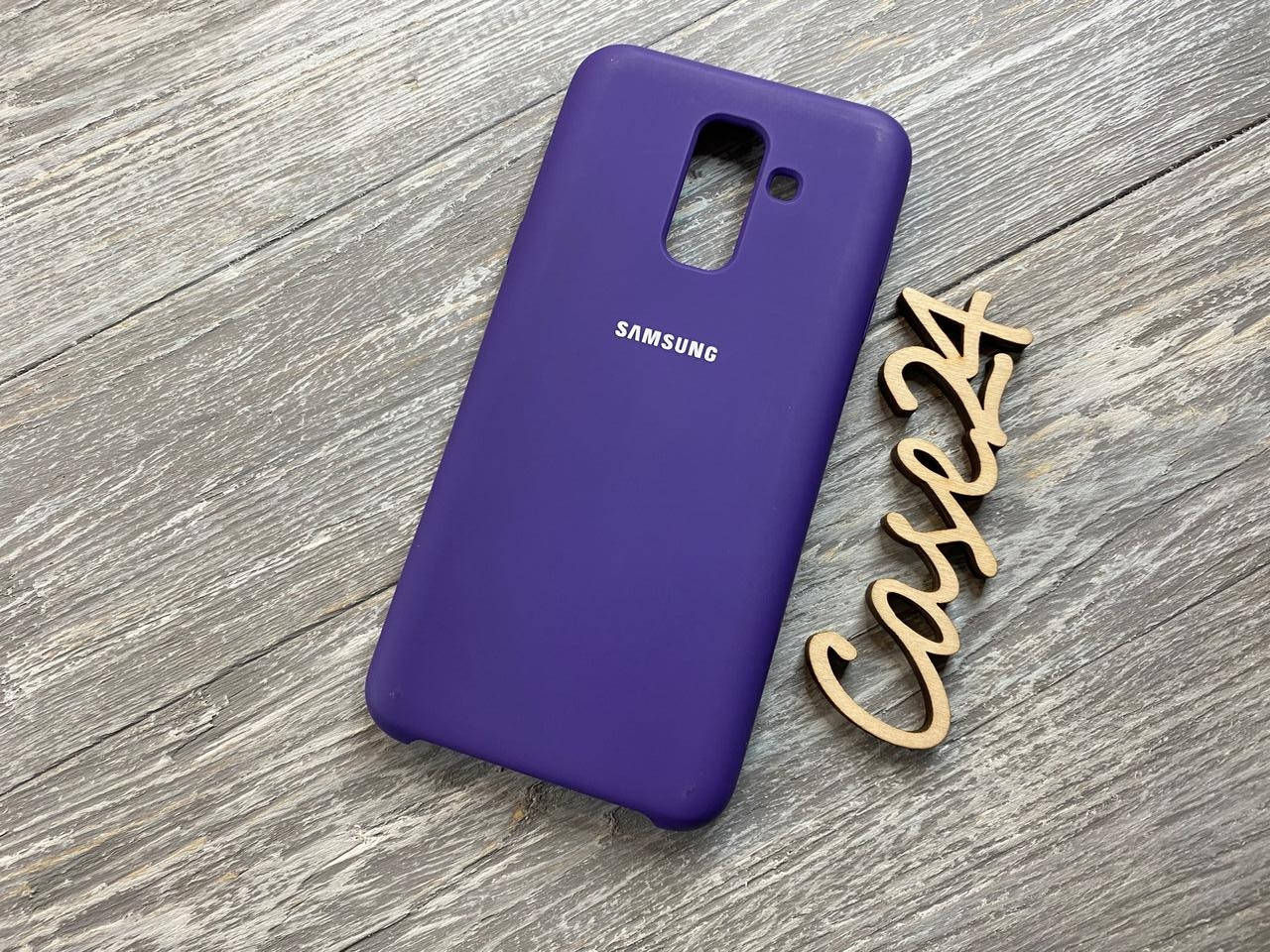 

Чехол Soft touch для Samsung Galaxy A6 Plus 2018 (8 цветов) фиолетовый