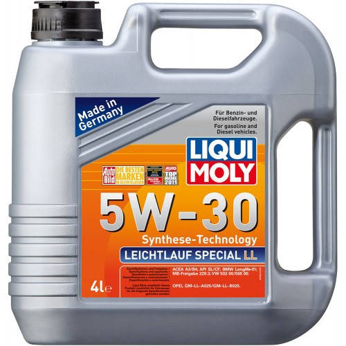 

Масло моторное синтетическое LIQUI MOLY Leichtlauf Special ll 5W30 4л 138595