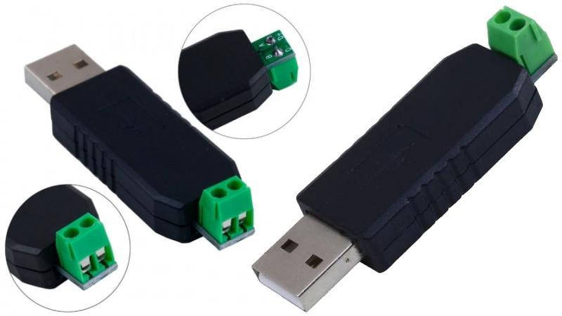 

Переходник USB to RS485 конвертер адаптер (15151)
