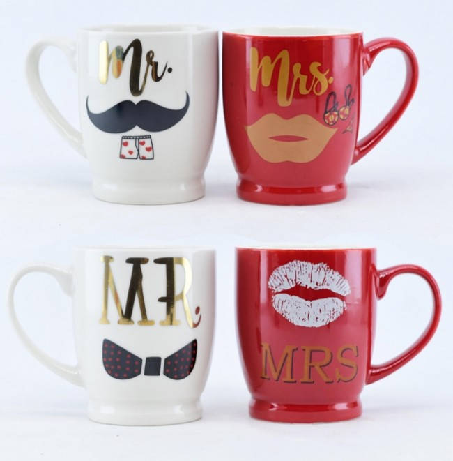 

Кружка "Мисс и Мистер" 4-деколи 300мл Микс Helios (2643)