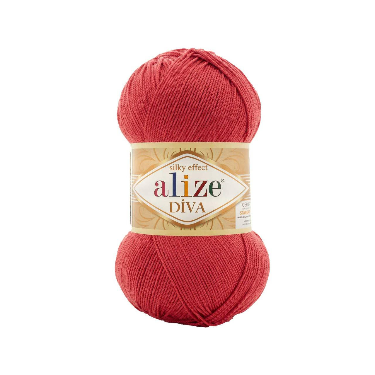 

Alize Diva гранатовый камень № 366