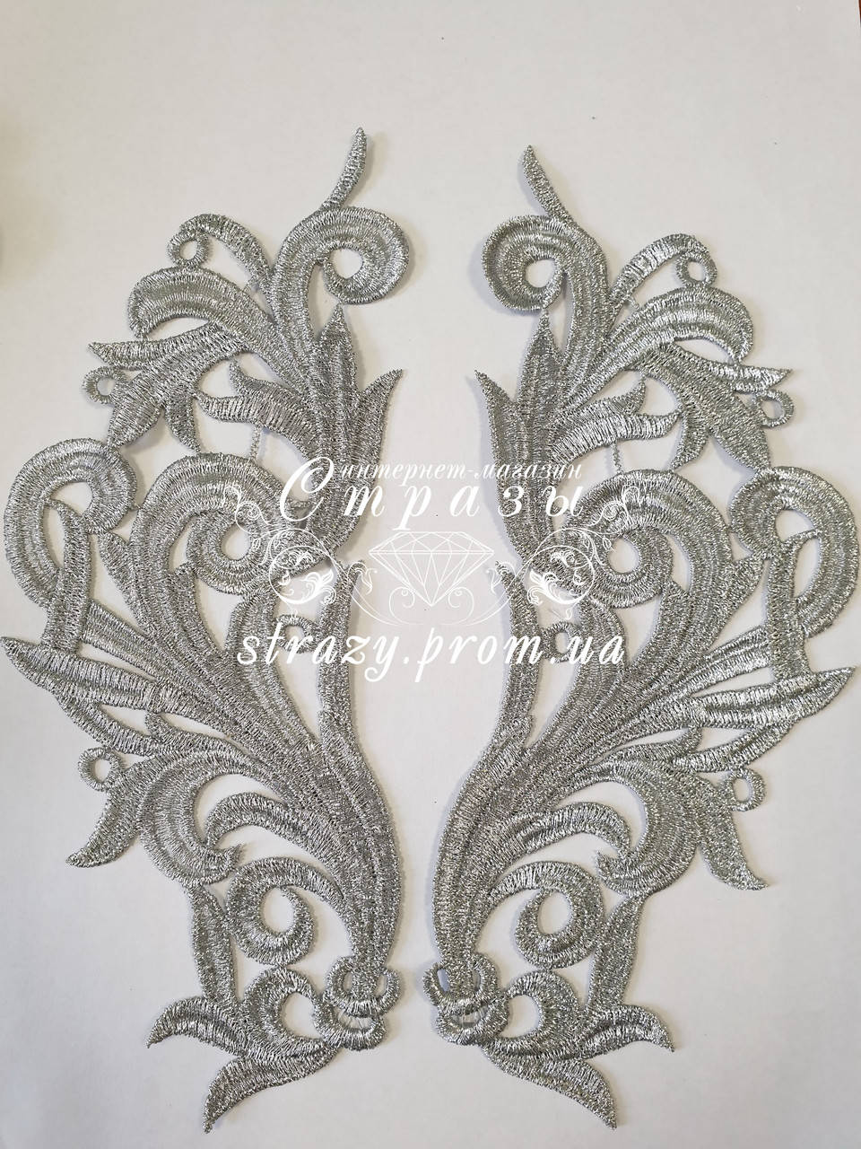 

Лейсы SILVER 9*22см, 1пара, Серебристый